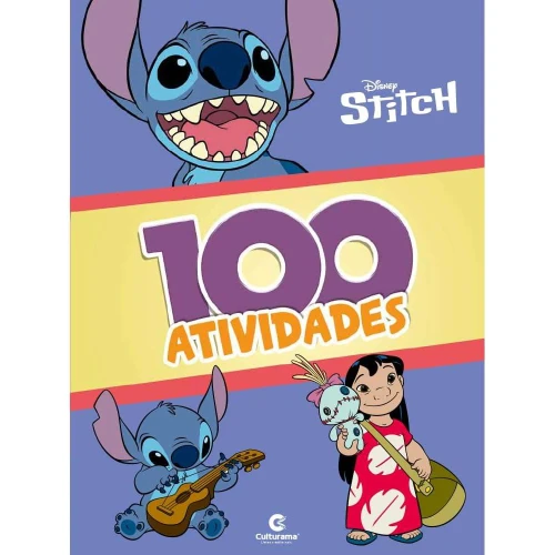 Livro de atividades Stitch com 100 atividades Culturama