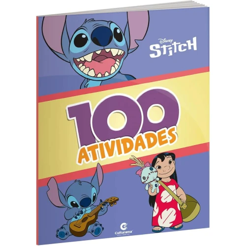 Livro de atividades Stitch com 100 atividades Culturama