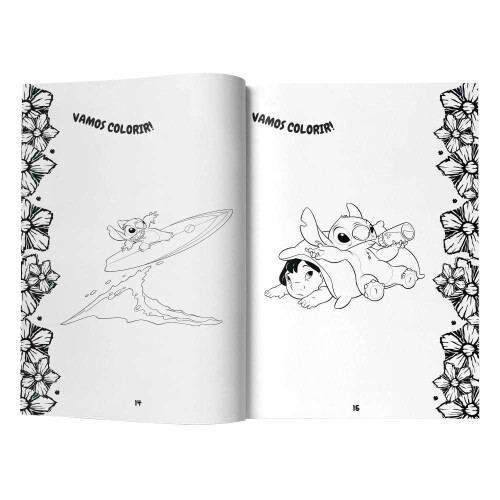 Livro de atividades Stitch com 500 adesivos Culturama