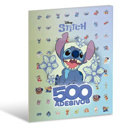 Livro de atividades Stitch com 500 adesivos Culturama