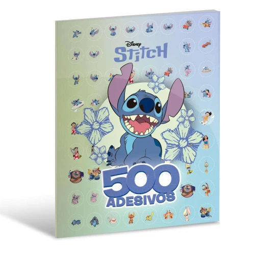 Livro de atividades Stitch com 500 adesivos Culturama