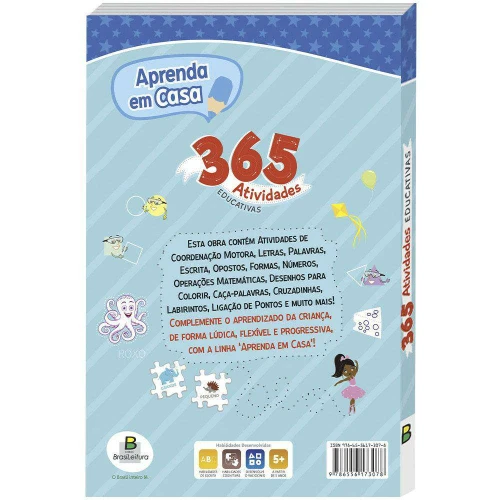 Livro de atividades aprenda em casa 365 páginas