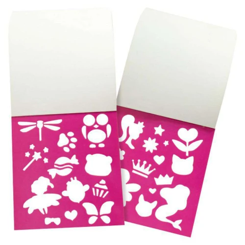 Livro de atividades pintura facial com 06 cores menina TodoLivro