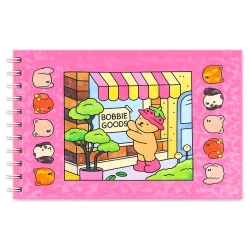 Livro para colorir Bobbie Goods com 50 páginas 180g com acetato