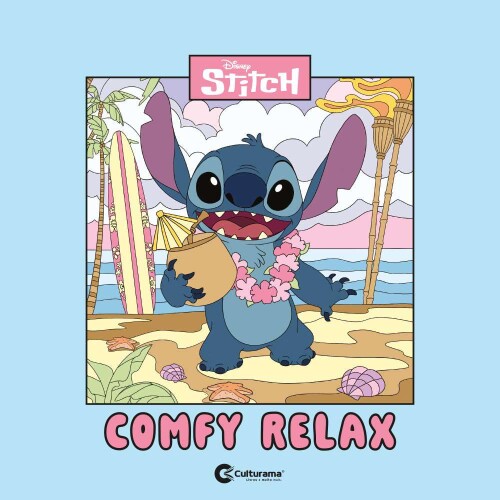 Livro para colorir Comfy Stitch com 24 páginas 120gr Culturama