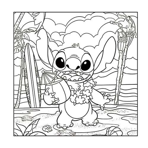 Livro para colorir Comfy Stitch com 24 páginas 120gr Culturama