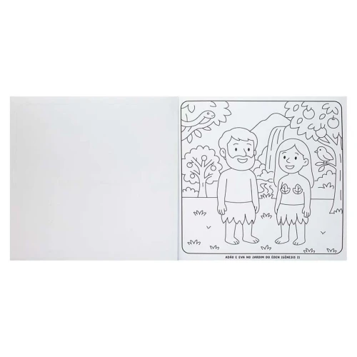 Livro para colorir Fluffy Cozy Biblical com 24 páginas 120g Todolivro