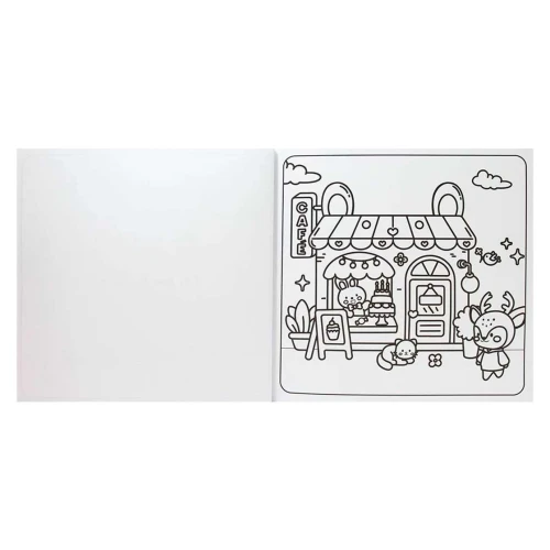 Livro para colorir Fluffy Cozy Bunny com 24 páginas 120g Todolivro