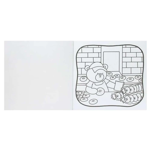 Livro para colorir Fluffy Happy Places com 24 páginas 120g Todolivro