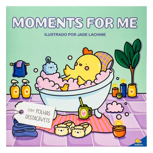 Livro para colorir Fluffy Moments For Me com 24 páginas 120g Todolivro