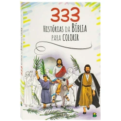 Livro para colorir Histórias da Bíblia com 333 desenhos BrasiLeitura