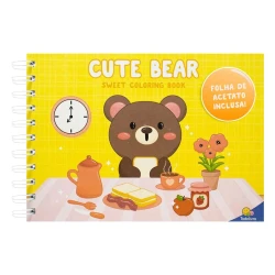 Livro para colorir Sweet Cute Bear 50 páginas 180gr TodoLivro