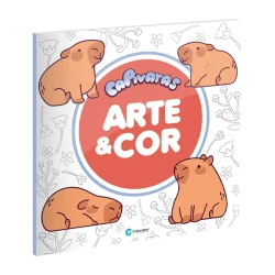 Livro para colorir arte Capivaras 36 páginas Culturama