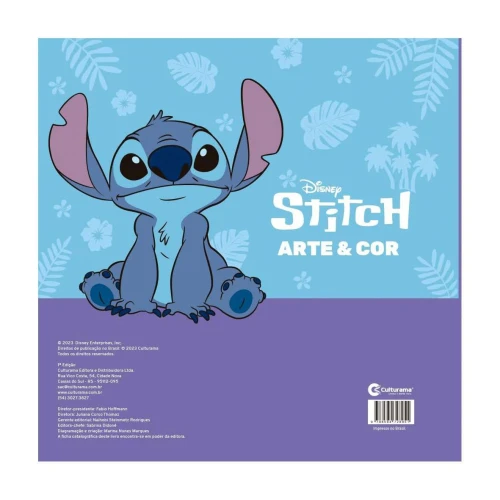 Livro para colorir arte Stitch 36 páginas Culturama