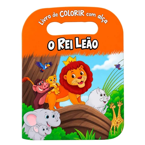 Livro para colorir com alça O Rei Leão com 16 páginas TodoLivro Livro para colorir com alça O Rei Leão com 16 páginas TodoLivro