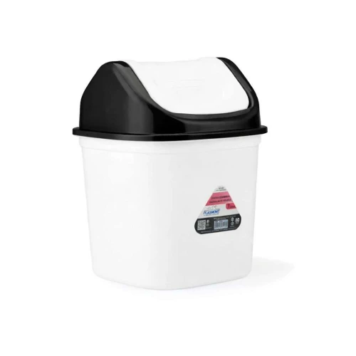 Lixeira basculante 07 litros lisa sortida Plasmont