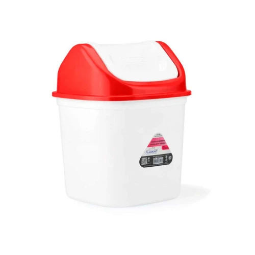 Lixeira basculante 07 litros lisa sortida Plasmont