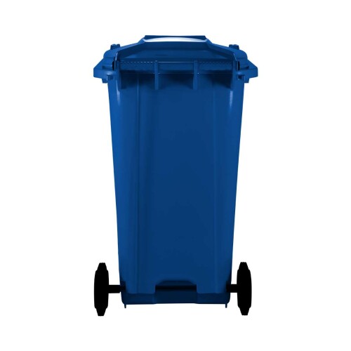 Lixeira coletora com tampa e rodinha 240 litros Azul Nobre Lixeira coletora com tampa e rodinha 240 litros Azul Nobre