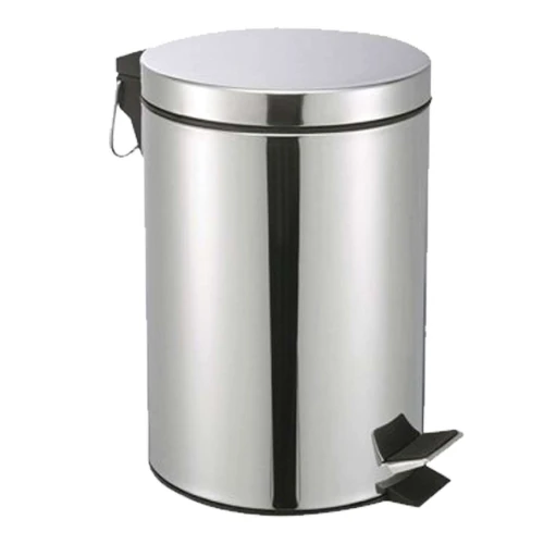 Lixeira com pedal 05 litros inox