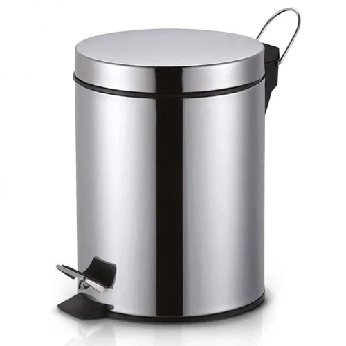 Lixeira com pedal 05 litros inox ck650