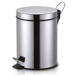 Lixeira com pedal 05 litros inox ck650 Clink