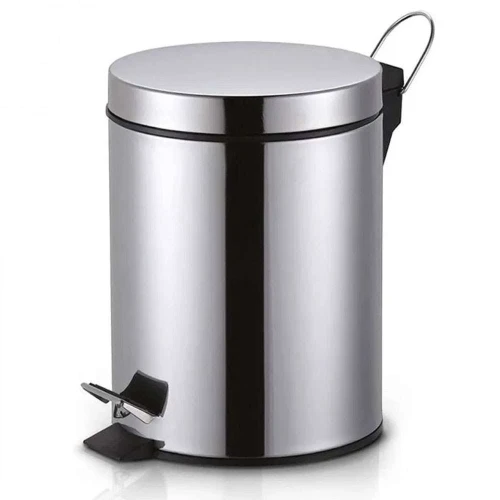 Lixeira com pedal 05 litros inox ck650 Clink