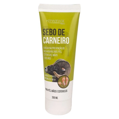 Loção hidratante para rachaduras sebo de carneiro 200ml Loção hidratante para rachaduras sebo de carneiro 200ml