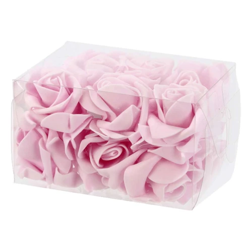 Luminária cordão com led flor rosa 02 metros à pilha