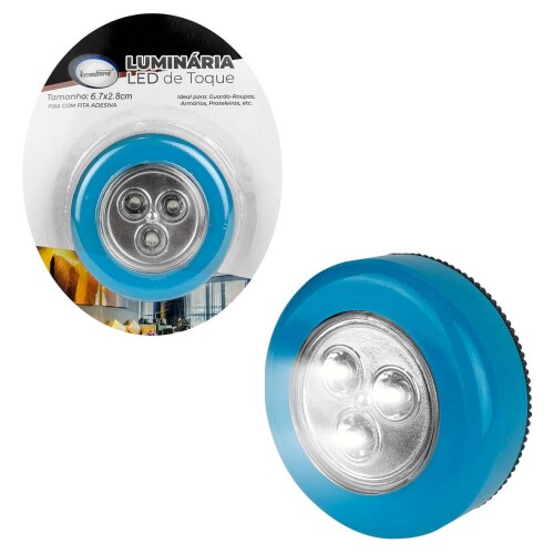 Luminária de led toque a pilha Interponte