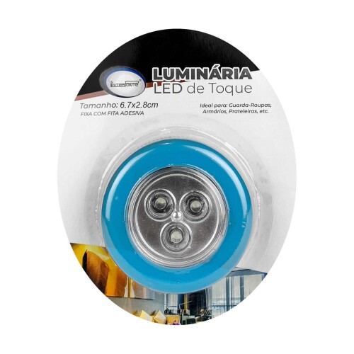 Luminária de led toque a pilha Interponte