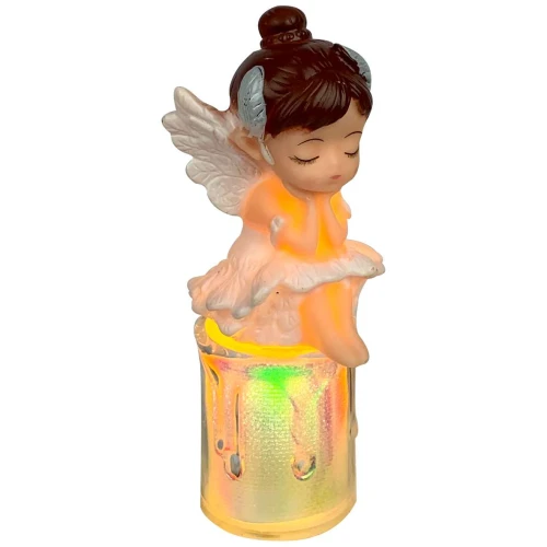 Luminária de mesa mini anjo bailarina led 11cm