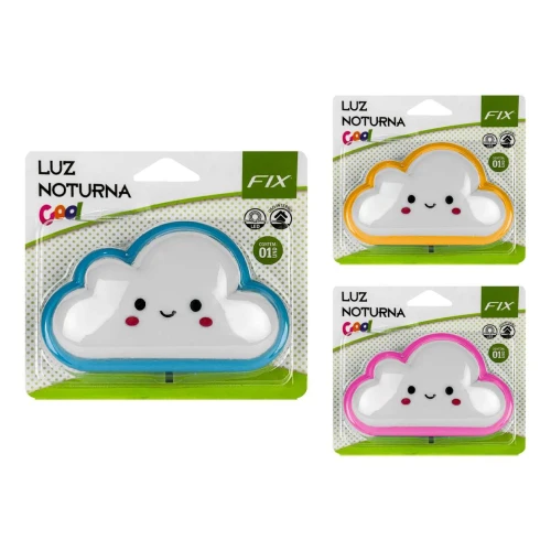 Luminária de parede infantil nuvem sortidas bivolt