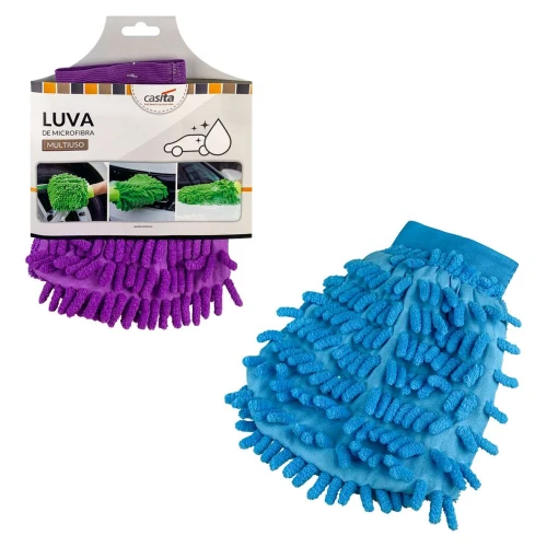 Luva multiuso microfibra chenille 14x19cm