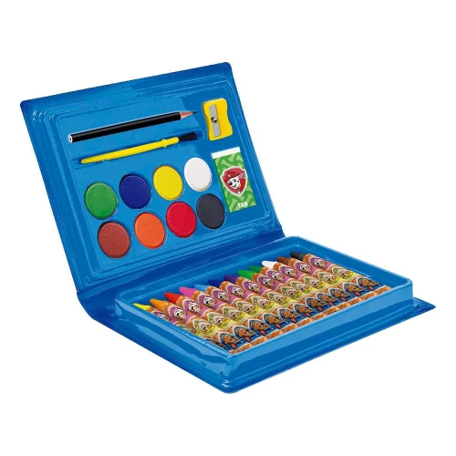 Maleta de pintura com 24 peças Patrulha Canina Tris Maleta de pintura com 24 peças Patrulha Canina Tris