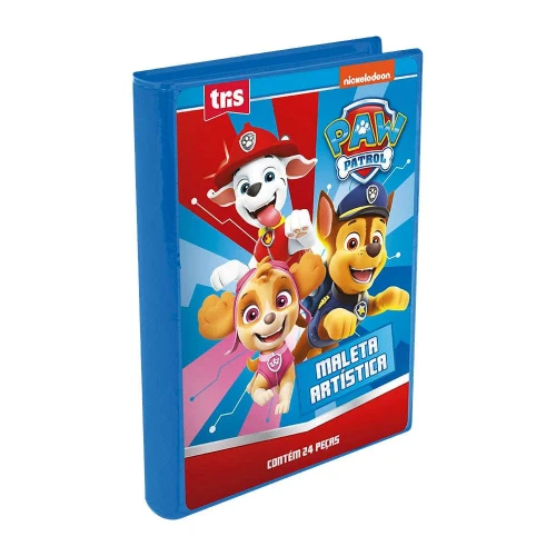 Maleta de pintura com 24 peças Patrulha Canina Tris Maleta de pintura com 24 peças Patrulha Canina Tris