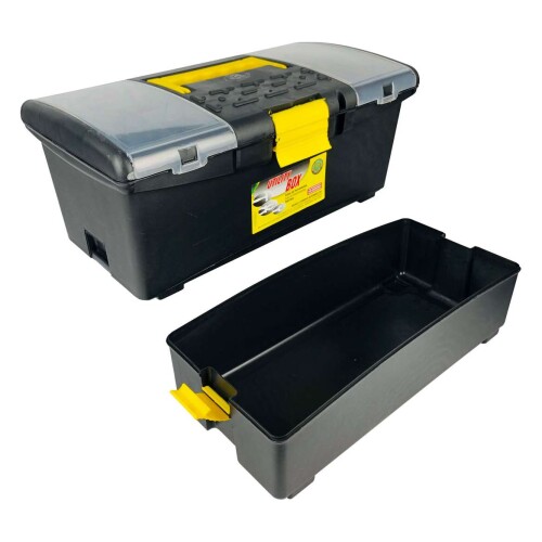 Maleta para ferramenta 40,3x21,2x25,2cm preta Maleta para ferramenta 40,3x21,2x25,2cm preta