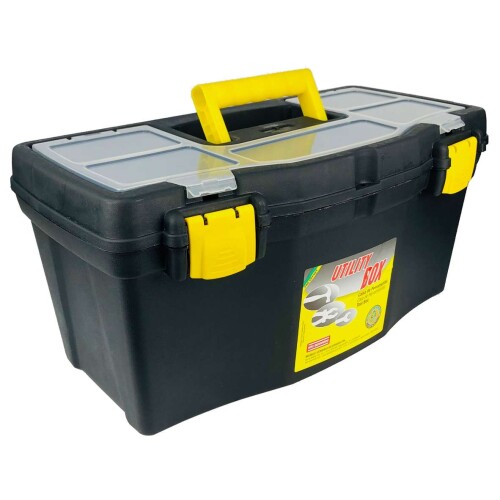 Maleta para ferramenta 49,6x26,1x23,6cm cf43 preta