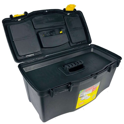 Maleta para ferramenta 49,6x26,1x23,6cm cf43 preta