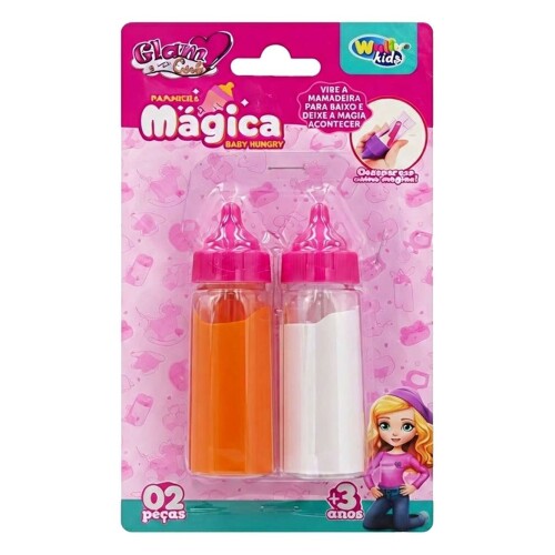 Mamadeira mágica leite e suco baby 2 peças