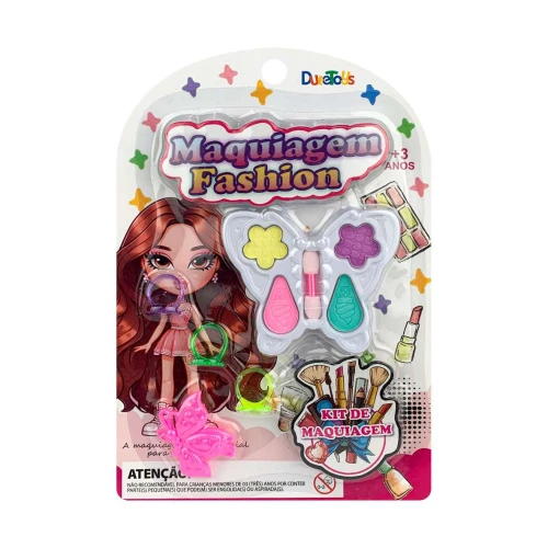 Maquiagem para boneca e bijuteria fashion