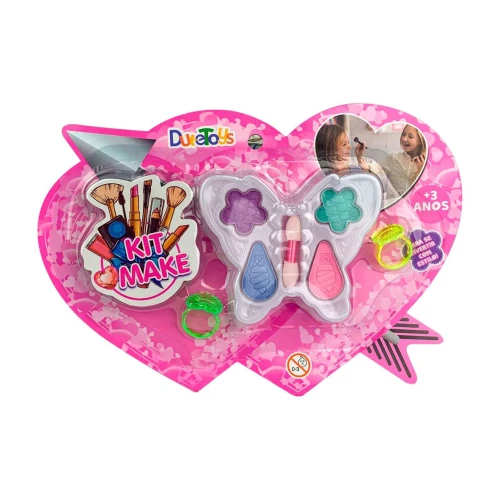 Maquiagem para boneca e bijuteria kit make