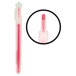 Marca texto fluorescente rosa BRW