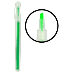 Marca texto fluorescente verde BRW