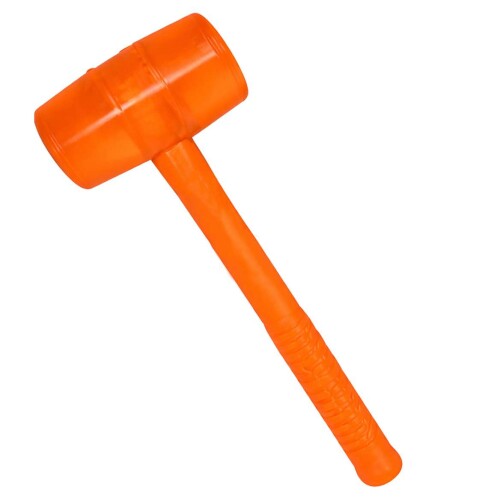 Martelo de borracha cabo de plástico 30cm
