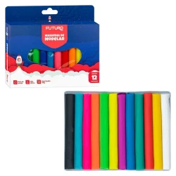 Massa de modelar 180 gramas com 12 unidades Futuro