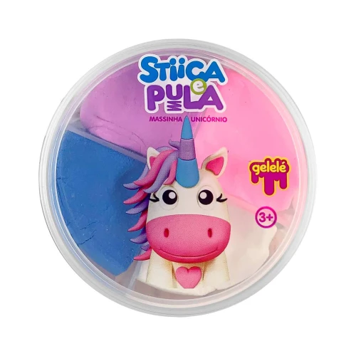 Massa de modelar 20g Unicórnio estica e pula coloridas Doce Brinquedo