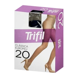 Meia calça europeu único fumê Trifil