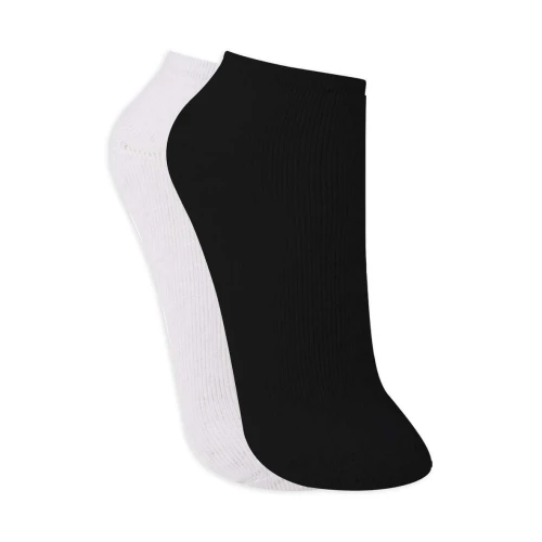 Meia esportiva cano curto com 03 pares tamanho 39 ao 43 sortidas Trifil