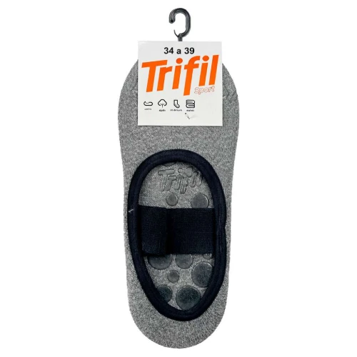 Meia feminina sapatilha pilates 34/39 mescla Trifil