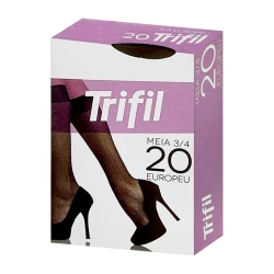 Meia fina 3/4 natural claro Trifil